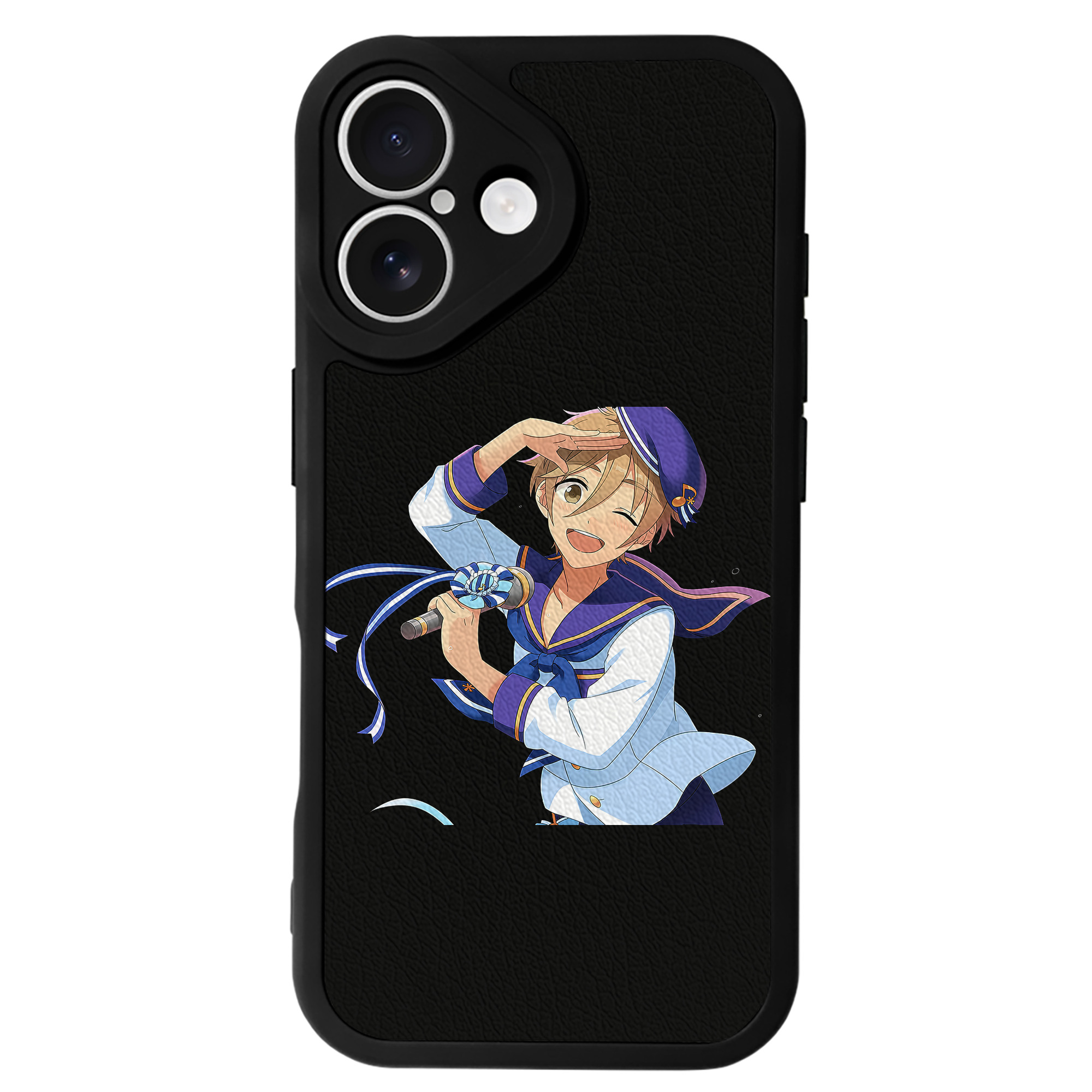 （画像用） あんさんぶるスターズ! Ensemble Stars 【iPhone 16シリーズ対応】シリコンスマホケース（レザー調） 材質：シリコン